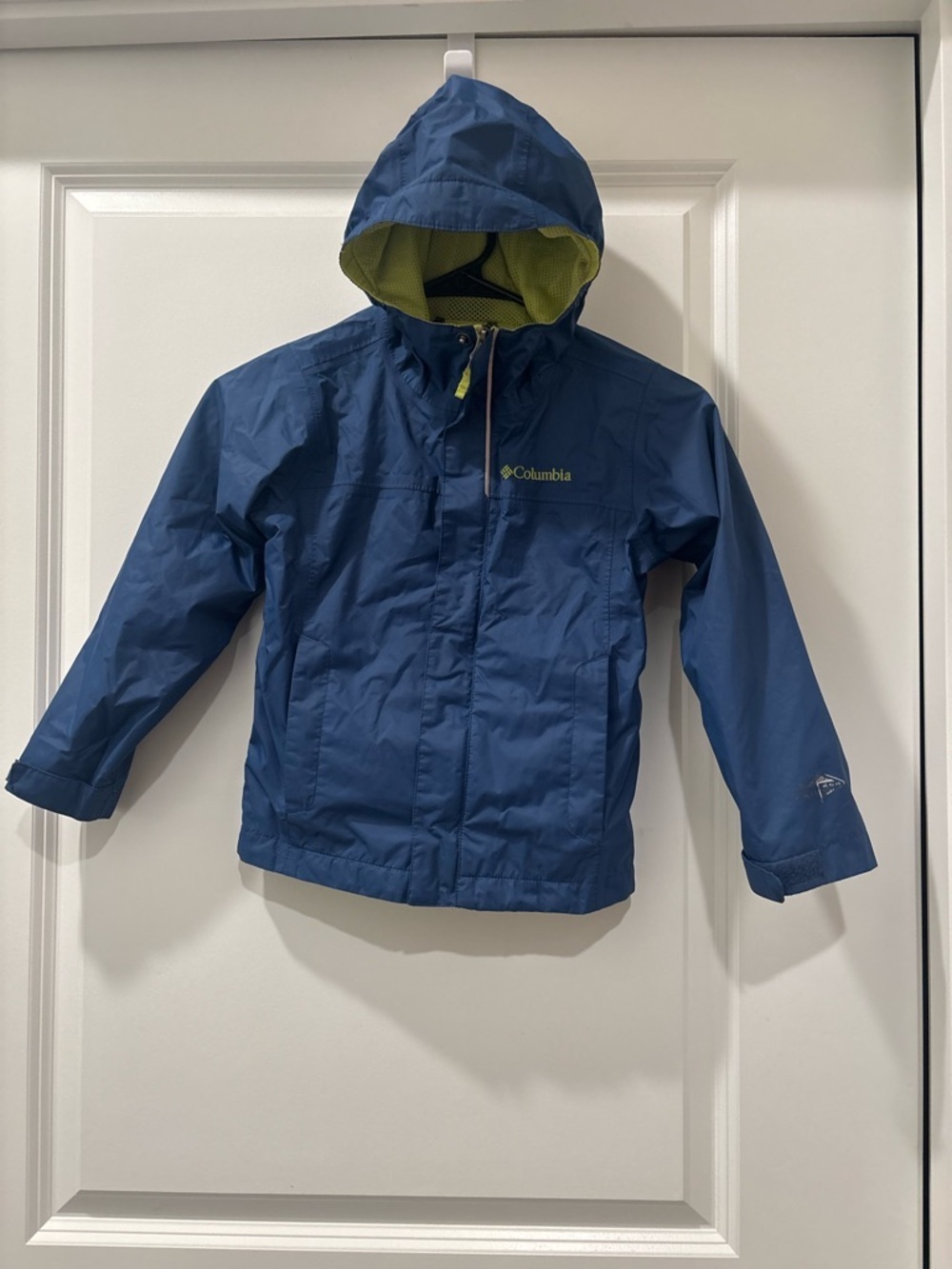 Columbia Kids' Blue Hooded Rain Jacket Size XXS